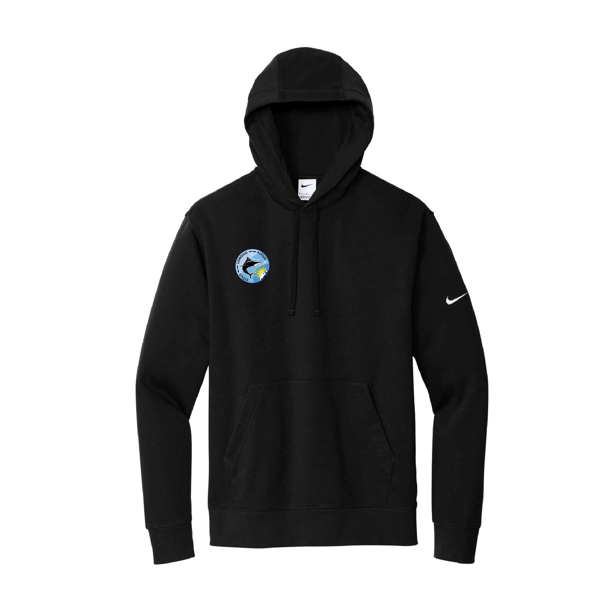 Nike Club Fleece Sleeve Swoosh Pullover Hoodie