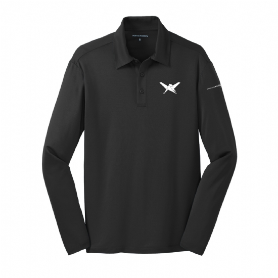 Mens Silk Touch Performance Long Sleeve Polo